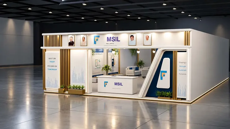 MSIL Exhibition Stall — 3D · Exhibition design