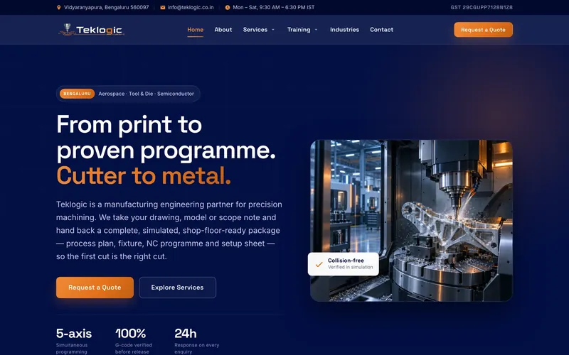 Teklogic — Website